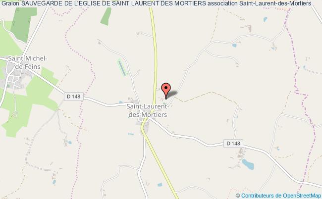 plan association Sauvegarde De L'eglise De Saint Laurent Des Mortiers Saint-Laurent-des-Mortiers