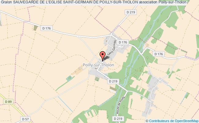 plan association Sauvegarde De L'eglise Saint-germain De Poilly-sur-tholon Poilly-sur-Tholon
