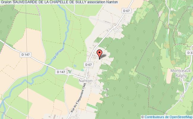 plan association Sauvegarde De La Chapelle De Sully Nanton
