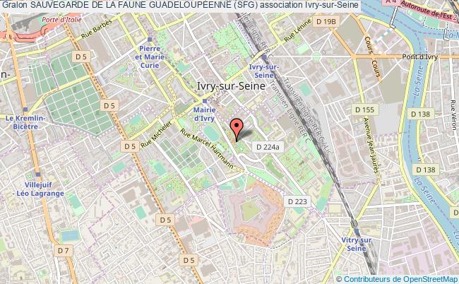 plan association Sauvegarde De La Faune GuadeloupÉenne (sfg) Ivry-sur-Seine