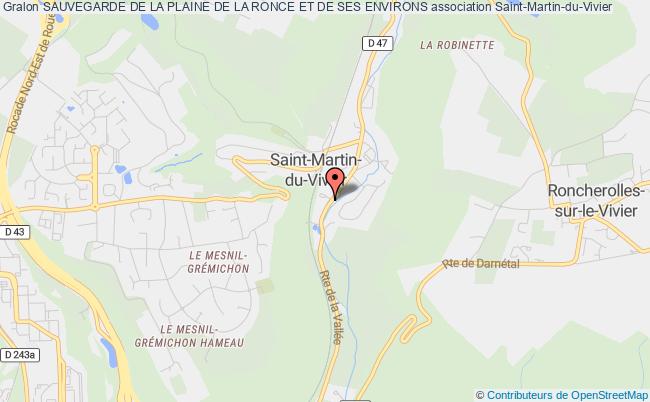 plan association Sauvegarde De La Plaine De La Ronce Et De Ses Environs Saint-Martin-du-Vivier