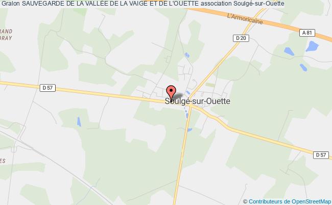 plan association Sauvegarde De La VallÉe De La Vaige Et De L'ouette Soulgé-sur-Ouette