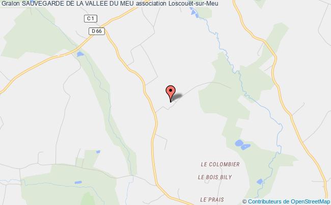 plan association Sauvegarde De La Vallee Du Meu Loscouët-sur-Meu