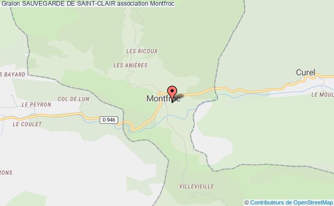 plan association Sauvegarde De Saint-clair Montfroc