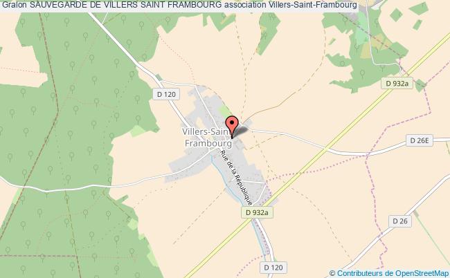 plan association Sauvegarde De Villers Saint Frambourg Villers-Saint-Frambourg