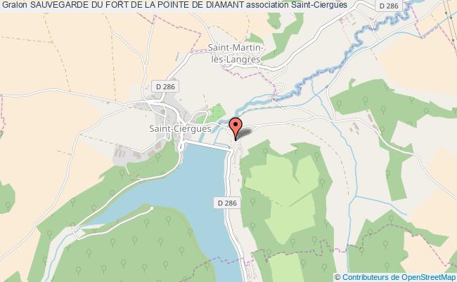plan association Sauvegarde Du Fort De La Pointe De Diamant Saint-Ciergues