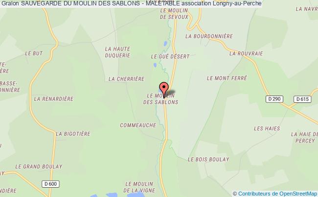 plan association Sauvegarde Du Moulin Des Sablons - Maletable 