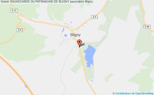plan association Sauvegarde Du Patrimoine De Bligny Bligny