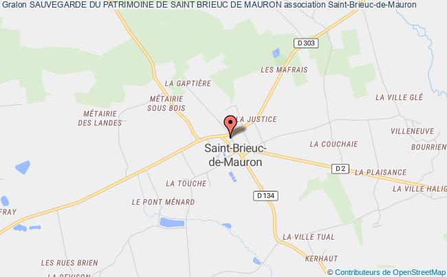 plan association Sauvegarde Du Patrimoine De Saint Brieuc De Mauron Saint-Brieuc-de-Mauron