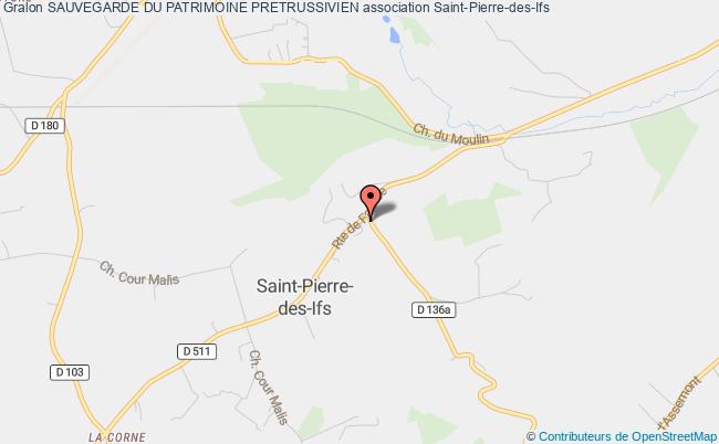 plan association Sauvegarde Du Patrimoine Pretrussivien Saint-Pierre-des-Ifs