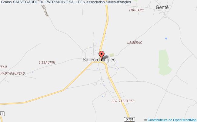 plan association Sauvegarde Du Patrimoine SallÉen Salles-d'Angles