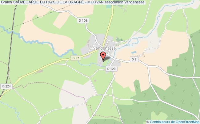 plan association Sauvegarde Du Pays De La Dragne - Morvan Vandenesse