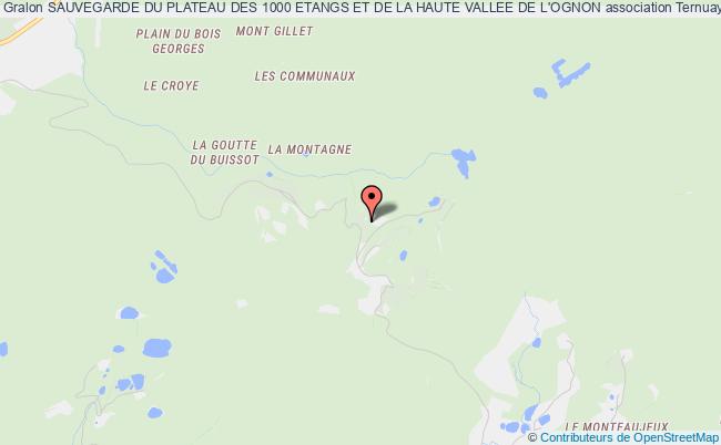 plan association Sauvegarde Du Plateau Des 1000 Etangs Et De La Haute Vallee De L'ognon Ternuay-Melay-et-Saint-Hilaire