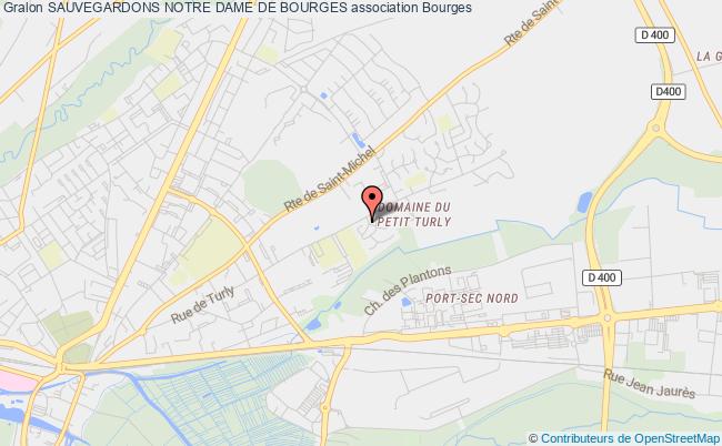 plan association Sauvegardons Notre Dame De Bourges Bourges