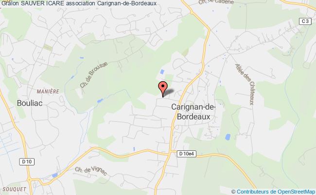 plan association Sauver Icare Carignan-de-Bordeaux
