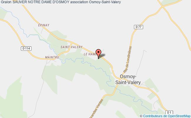 plan association Sauver Notre Dame D'osmoy Osmoy-Saint-Valery