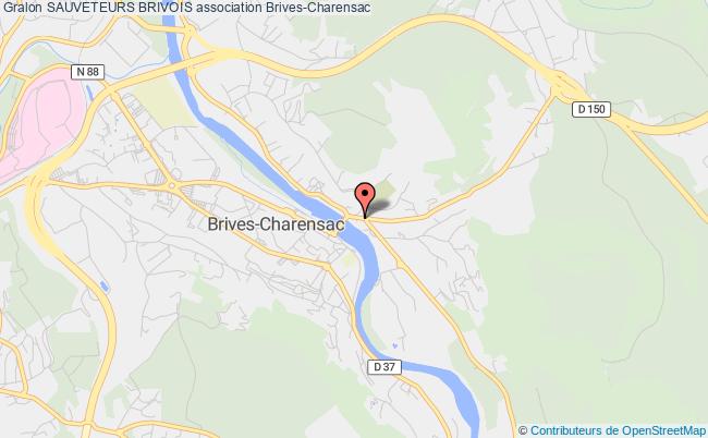 plan association Sauveteurs Brivois Brives-Charensac
