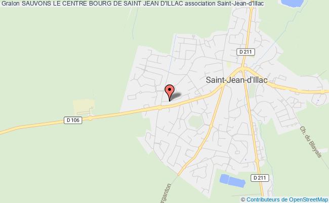 plan association Sauvons Le Centre Bourg De Saint Jean D'illac Saint-Jean-d'Illac