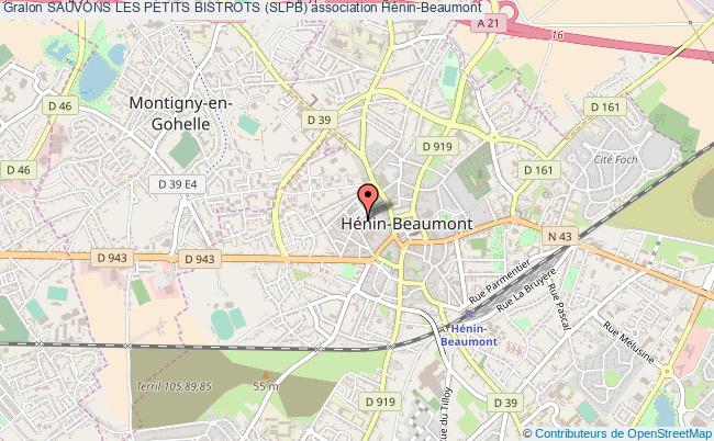 plan association Sauvons Les Petits Bistrots (slpb) Hénin-Beaumont
