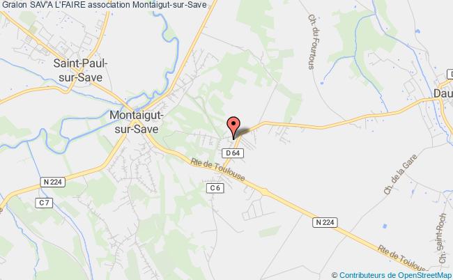 plan association Sav'a L'faire Montaigut-sur-Save