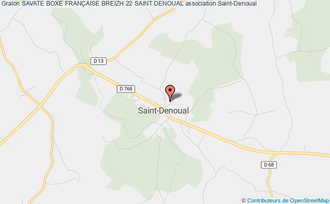 plan association Savate Boxe FranÇaise Breizh 22 Saint Denoual Saint-Denoual