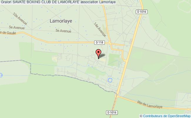 plan association Savate Boxing Club De Lamorlaye Lamorlaye