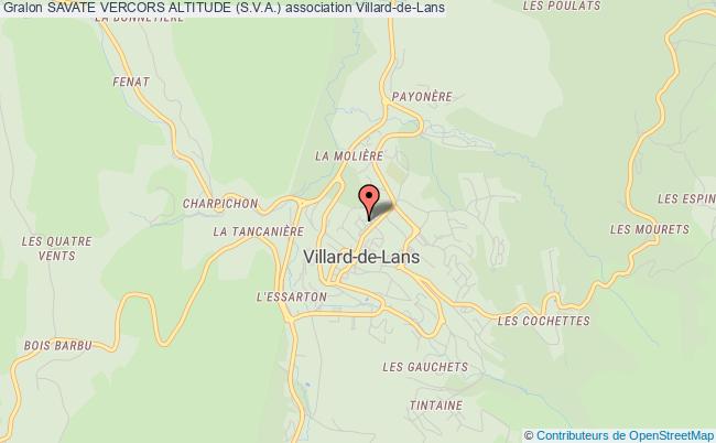plan association Savate Vercors Altitude (s.v.a.) Villard-de-Lans