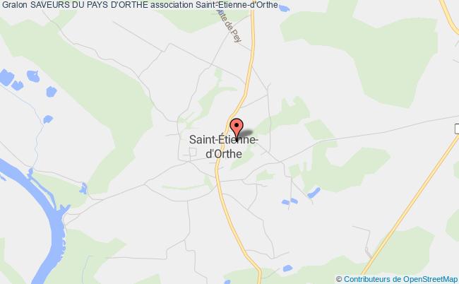 plan association Saveurs Du Pays D'orthe Saint-Étienne-d'Orthe