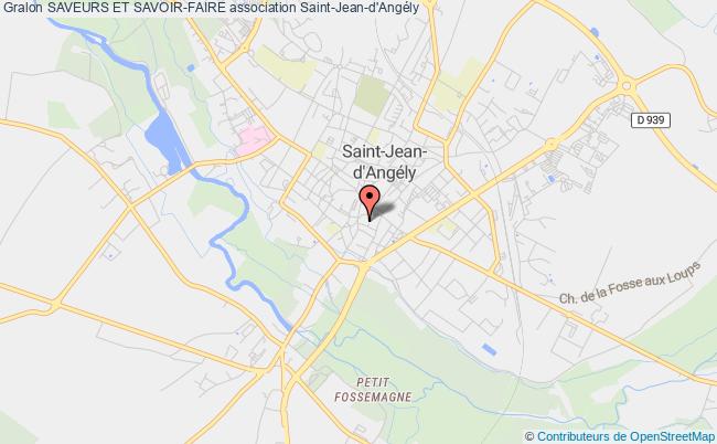 plan association Saveurs Et Savoir-faire Saint-Jean-d'Angély