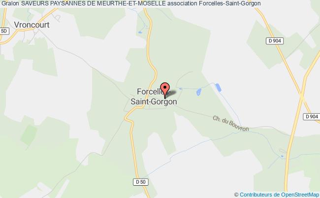 plan association Saveurs Paysannes De Meurthe-et-moselle Forcelles-Saint-Gorgon