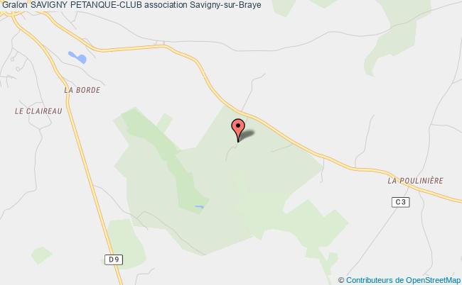 plan association Savigny Petanque-club Savigny-sur-Braye