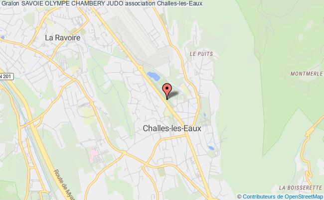 plan association Savoie Olympe Chambery Judo Challes-les-Eaux