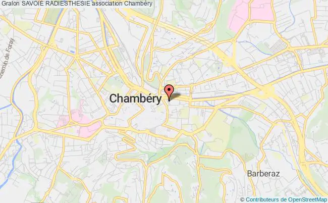 plan association Savoie Radiesthesie Chambéry