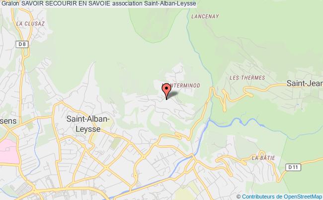 plan association Savoir Secourir En Savoie Saint-Alban-Leysse