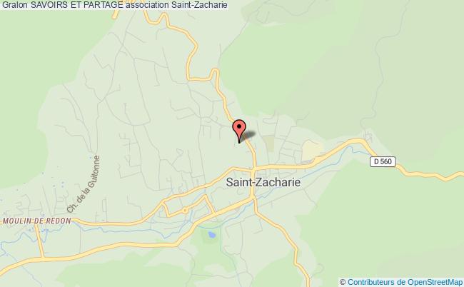 plan association Savoirs Et Partage Saint-Zacharie