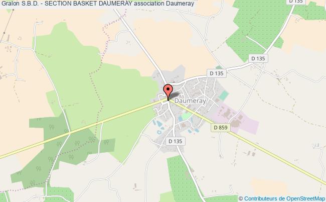 plan association S.b.d. - Section Basket Daumeray Daumeray