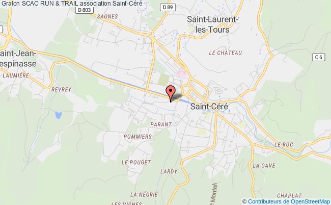 plan association Scac Run & Trail Saint-Céré