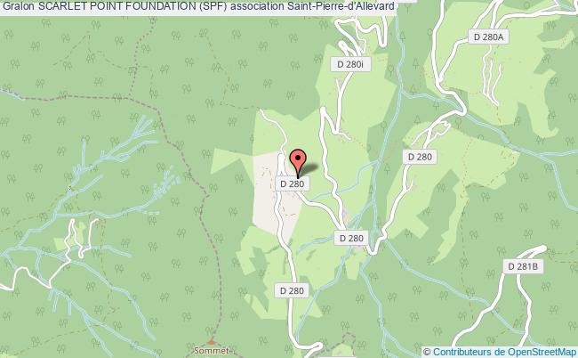 plan association Scarlet Point Foundation (spf) Crêts en Belledonne