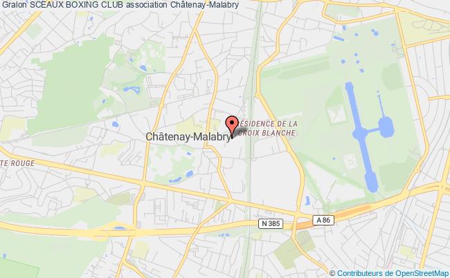 plan association Sceaux Boxing Club Châtenay-Malabry
