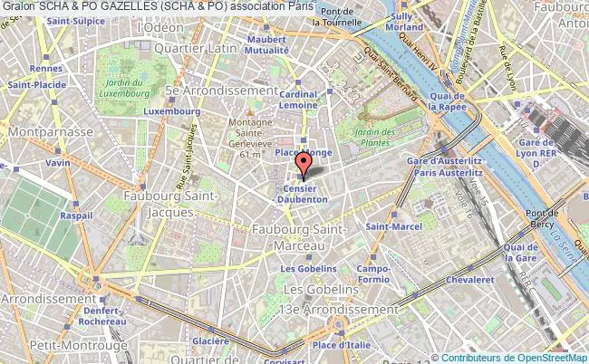 plan association Scha & Po Gazelles (scha & Po) Paris