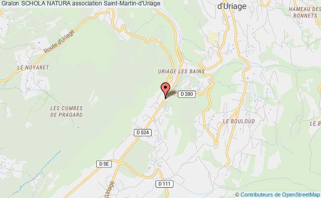 plan association Schola Natura Saint-Martin-d'Uriage