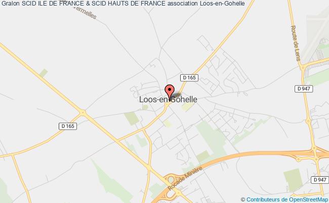 plan association Scid Ile De France & Scid Hauts De France Loos-en-Gohelle