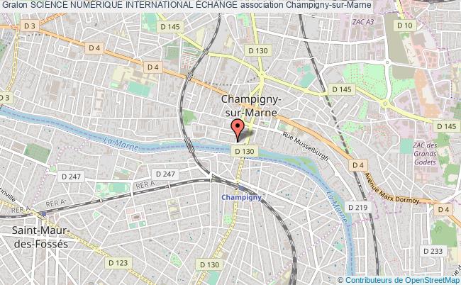 plan association Science NumÉrique International Échange Champigny-sur-Marne