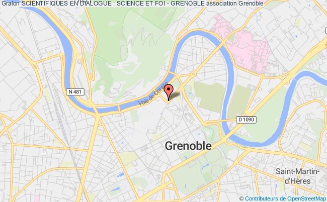 plan association Scientifiques En Dialogue : Science Et Foi - Grenoble Grenoble