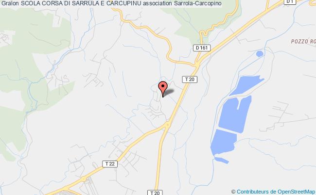 plan association Scola Corsa Di Sarrula E Carcupinu Sarrola-Carcopino