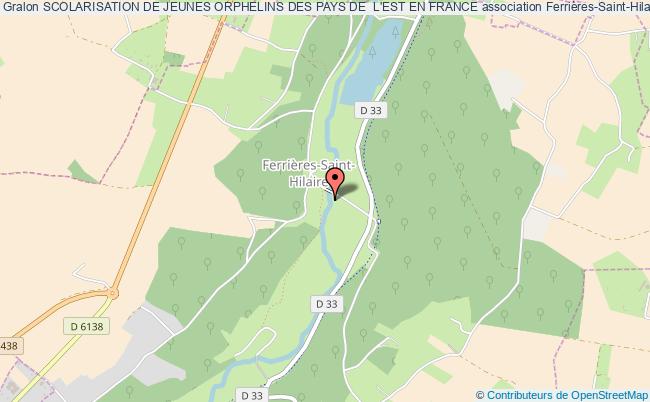 plan association Scolarisation De Jeunes Orphelins Des Pays De  L'est En France Ferrières-Saint-Hilaire