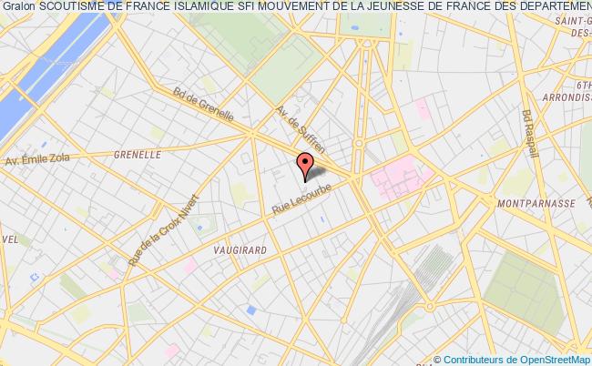plan association Scoutisme De France Islamique Sfi Mouvement De La Jeunesse De France Des Departements Et Territoires D'outre Mer Paris