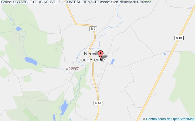 plan association Scrabble Club Neuville - Chateau-renault Neuville-sur-Brenne