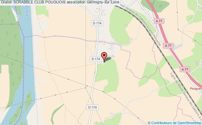 plan association Scrabble Club Pouguois Germigny-sur-Loire
