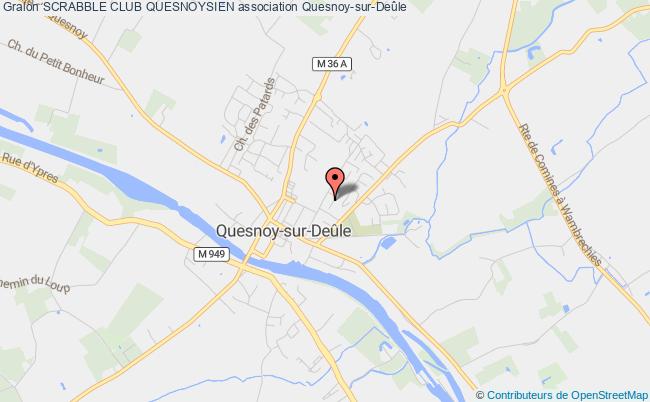 plan association Scrabble Club Quesnoysien Quesnoy-sur-Deûle